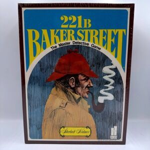 VTG 221B Baker Street The Master Detective Game 1977 John N Hansen New Sealed